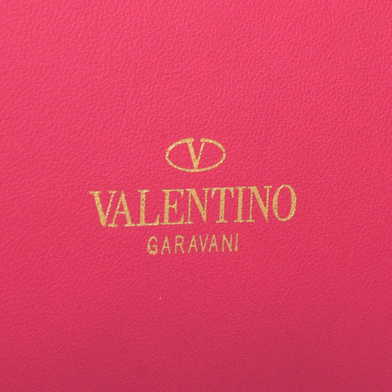 2014 Valentino Garavani rockstud mini double handles 1911 rosered
